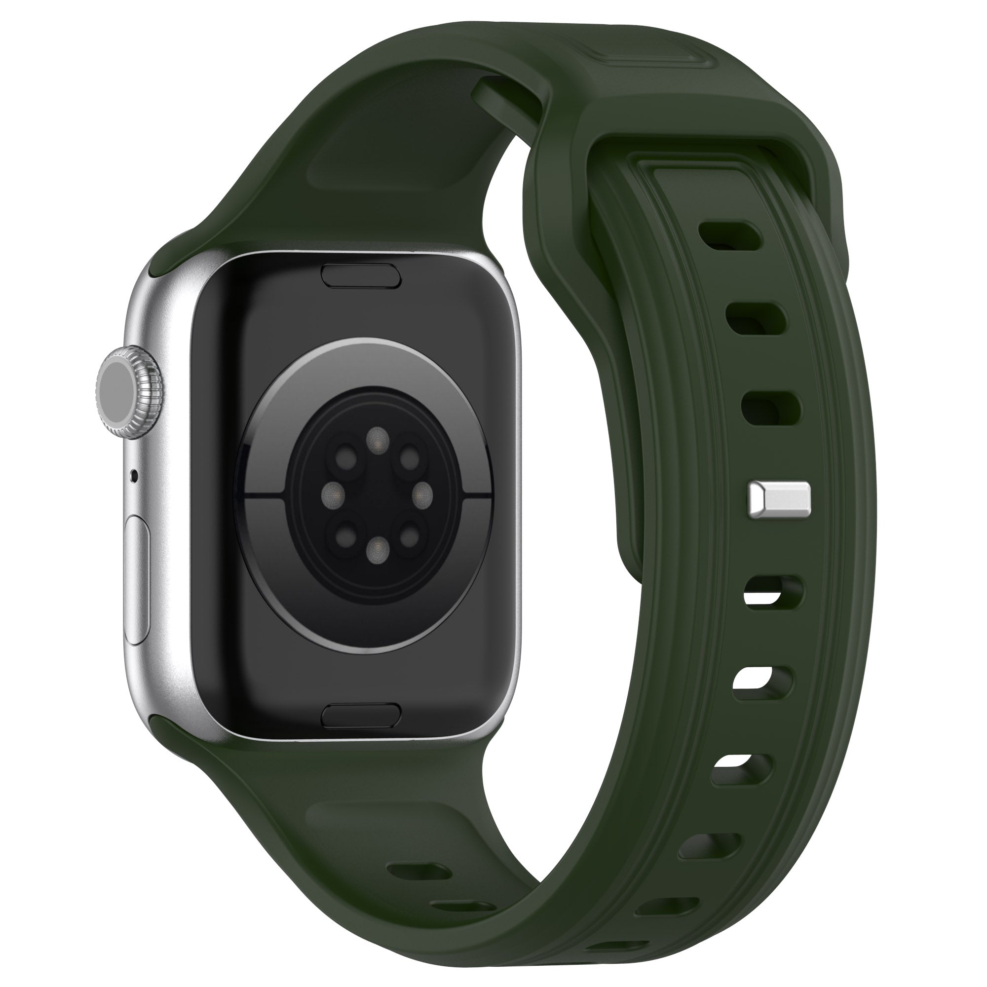 For Apple Watch Series 9 8 7 41mm 6 5 4 SE SE (2022) SE (2023) 40mm 3 2 1 38mm Silicone Watch Strap Replacement Watch Band