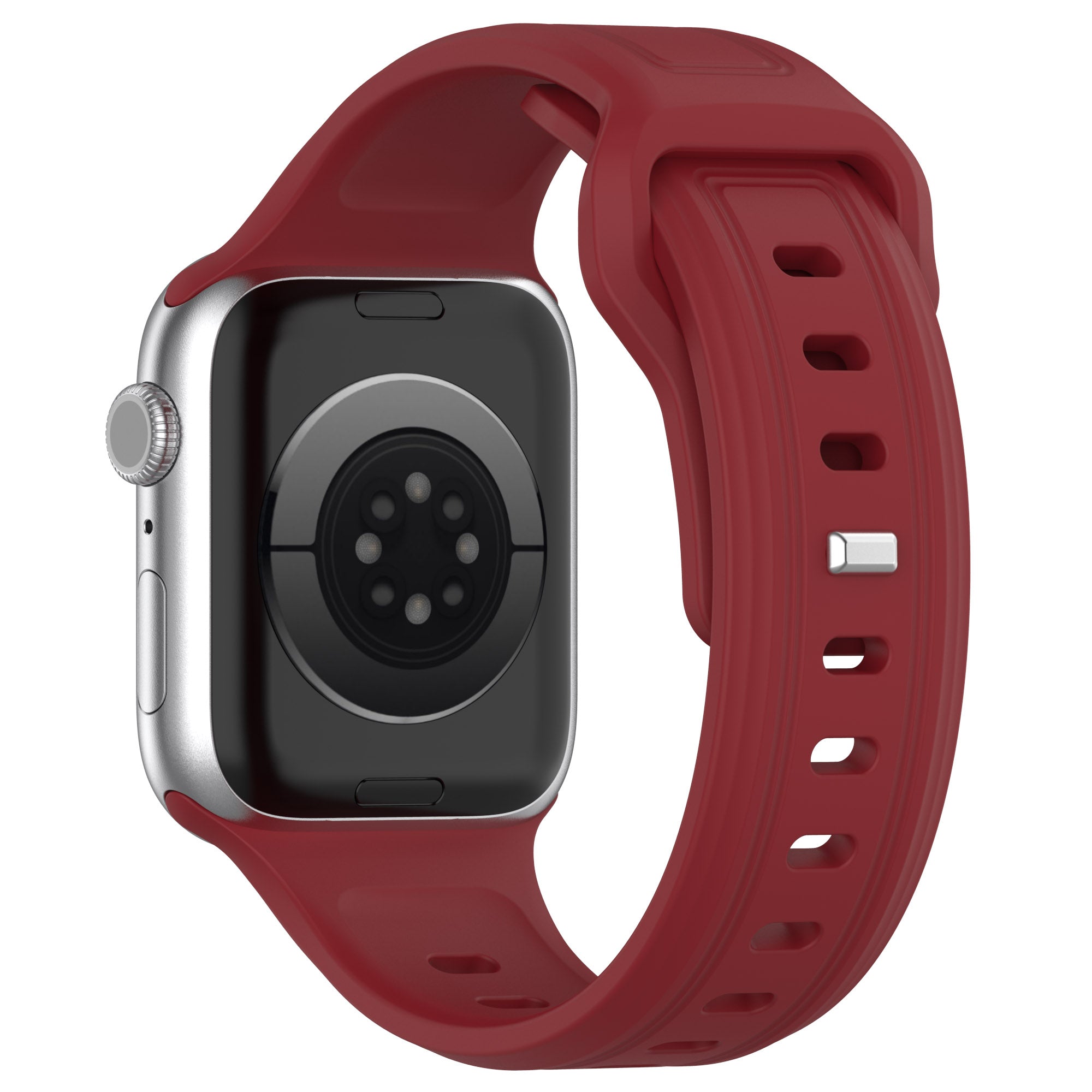 For Apple Watch Ultra 2 49mm Series 9 45mm SE (2023) 44mm Ultra 49mm 8 7 45mm 6 5 4 SE (2022) SE 44mm 3 2 1 42mm Replacement Watchband Silicone Watch Strap