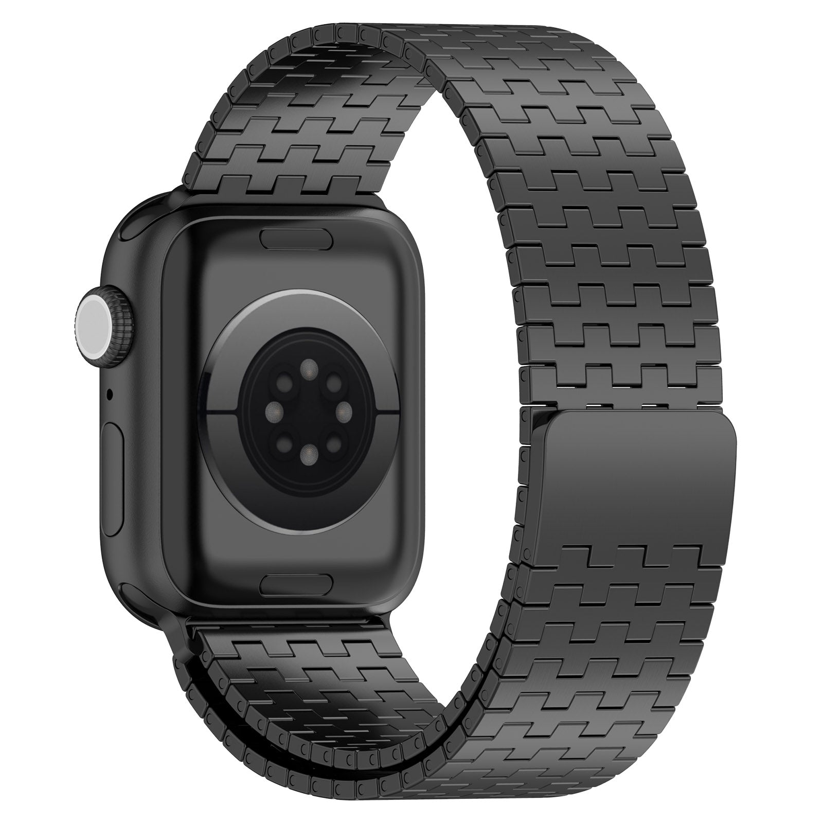 For Apple Watch Ultra 2 49mm Series 9 45mm SE (2023) 44mm Ultra 49mm 8 7 45mm 6 5 4 SE (2022) SE 44mm 3 2 1 42mm Magnetic Watch Band Stainless Steel Strap