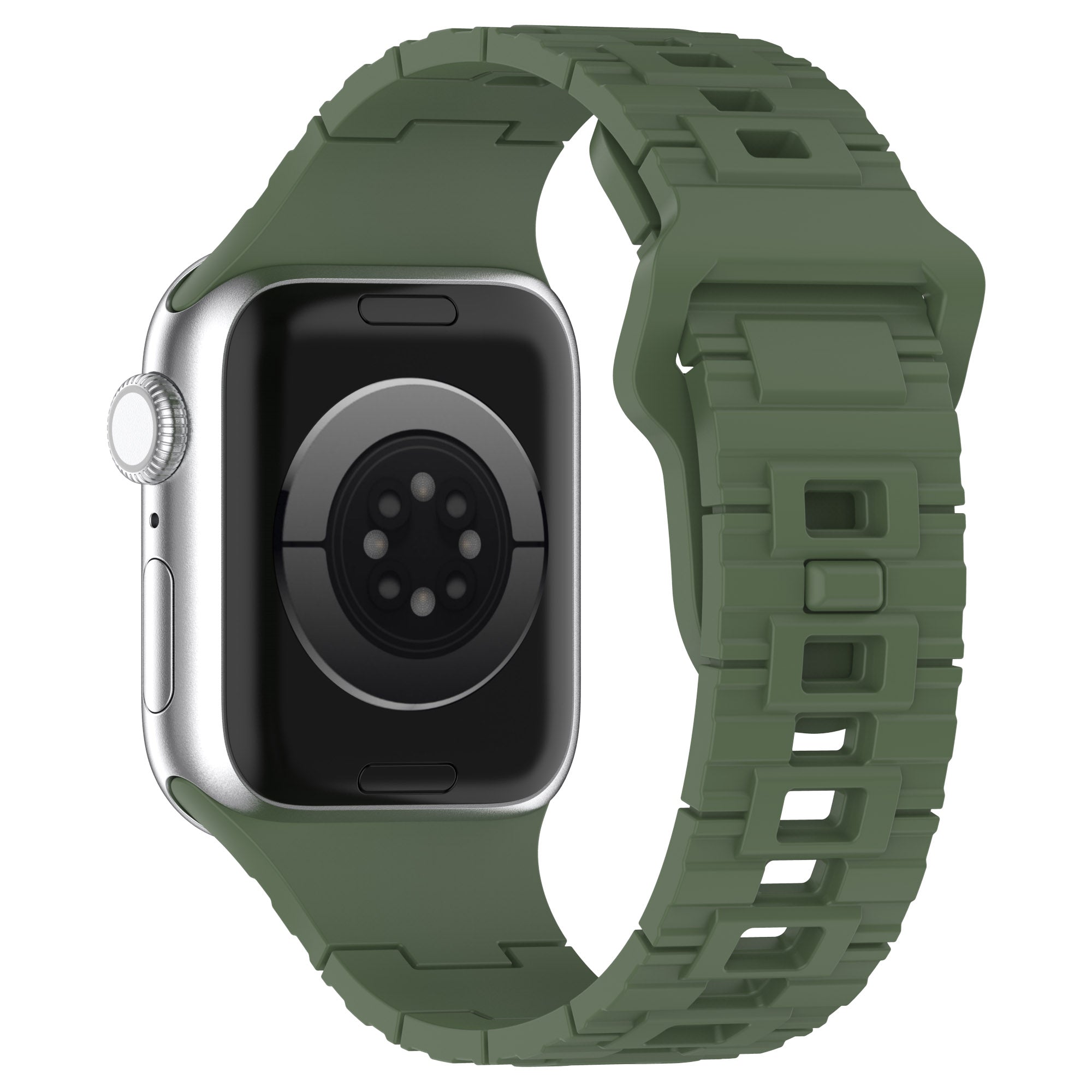 For Apple Watch Ultra 2 49mm Series 9 45mm SE (2023) 44mm Ultra 49mm 8 7 45mm 6 5 4 SE (2022) SE 44mm 3 2 1 42mm Silicone Watch Strap