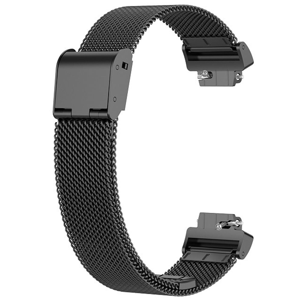 For Fitbit Inspire 3 Stainless Steel Fine Mesh Strap Replacement Smart Watch Band with Buckle