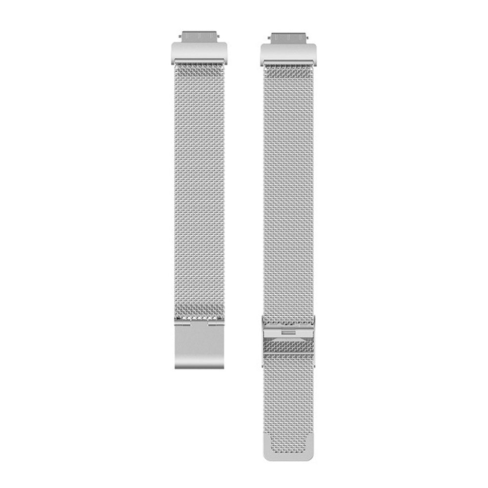 For Fitbit Inspire 3 Stainless Steel Fine Mesh Strap Replacement Smart Watch Band with Buckle