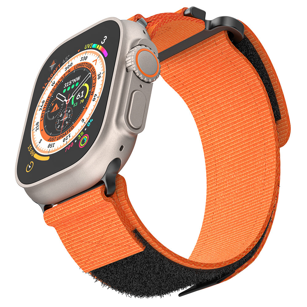 For Apple Watch Ultra 2 49mm Series 9 45mm SE (2023) 44mm Ultra 49mm 8 7 45mm 6 5 4 SE (2022) SE 44mm 3 2 1 42mm AW Watch Strap Nylon Wrist Band