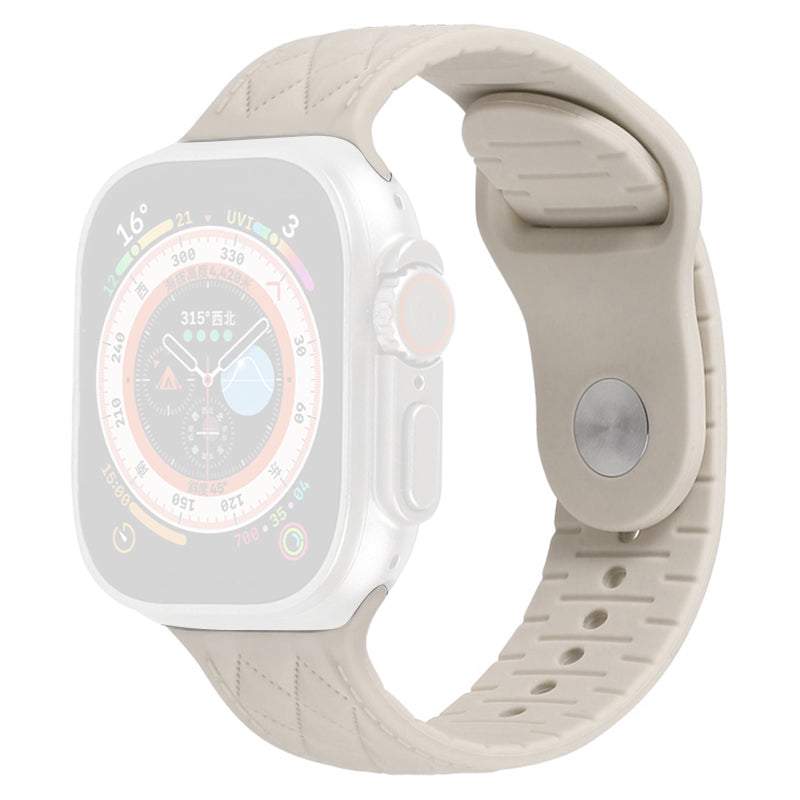For Apple Watch Series 9 8 7 41mm 6 5 4 SE SE (2022) SE (2023) 40mm 3 2 1 38mm Replacement Watch Strap Textured Silicone Watchband