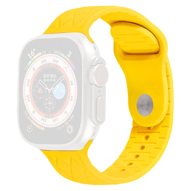 For Apple Watch Series 9 8 7 41mm 6 5 4 SE SE (2022) SE (2023) 40mm 3 2 1 38mm Replacement Watch Strap Textured Silicone Watchband