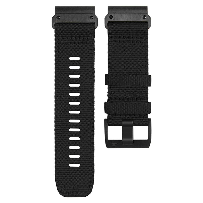 Nylon Canvas Quick Release Band for Garmin Tactix 7 Pro Fenix 7X 6X Pro 26mm Sport Watch Strap
