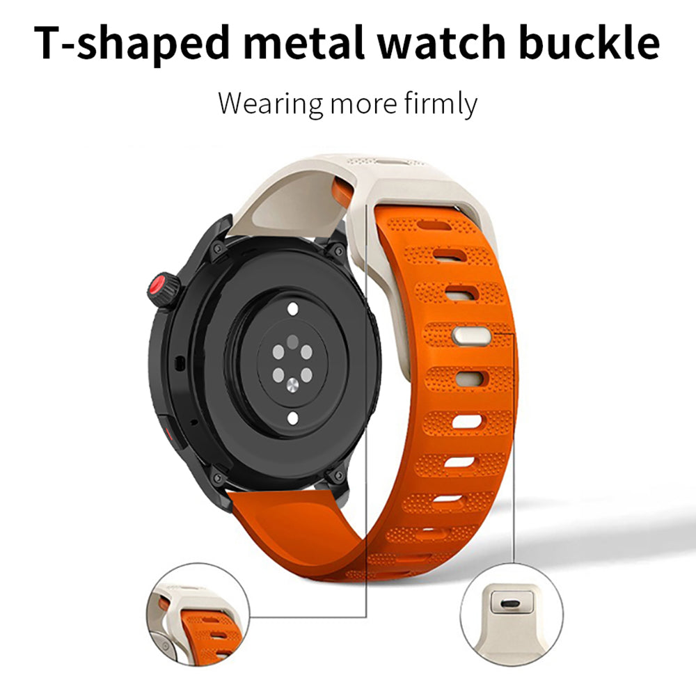 Silicone Watch Band for Forerunner 265 255 Vivoactive 4 Venu 2 22mm Dot Texture Wrist Strap Bracelet