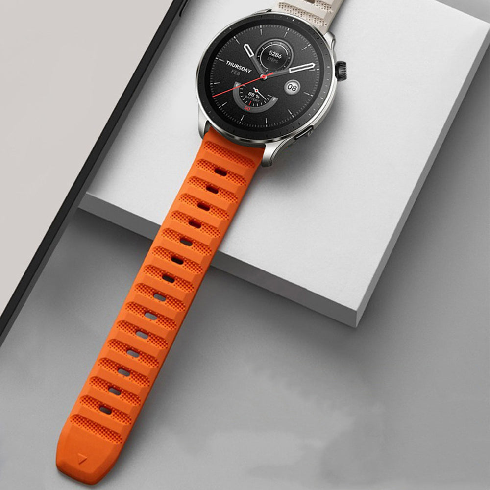 Silicone Watch Band for Forerunner 265 255 Vivoactive 4 Venu 2 22mm Dot Texture Wrist Strap Bracelet