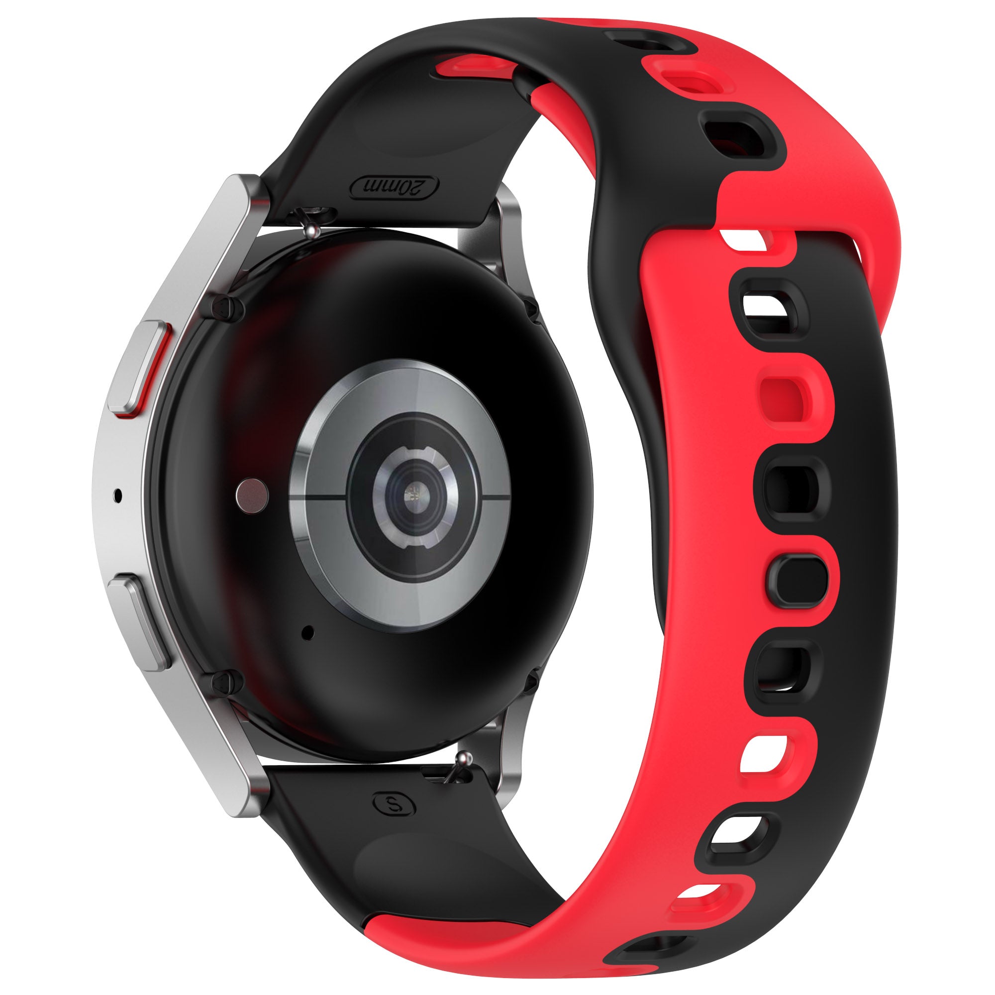 For Samsung Galaxy Watch3 45mm Gear S3 Frontier Huawei Watch GT 2e Honor Magic Watch 2 Silicone Watch Strap 22mm Dual Color Watchband
