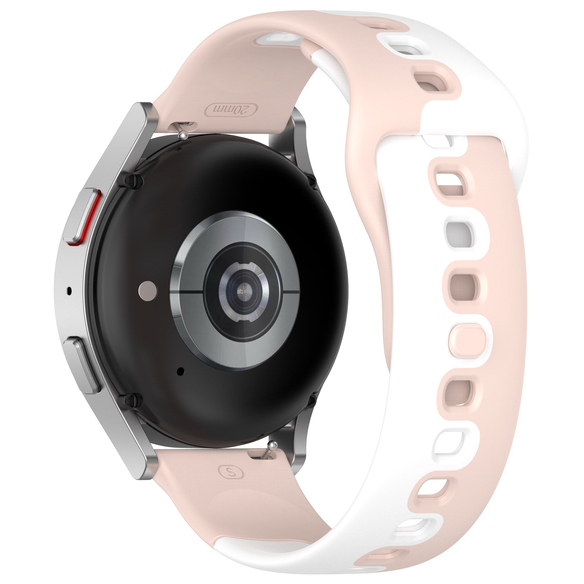 For Samsung Galaxy Watch3 45mm Gear S3 Frontier Huawei Watch GT 2e Honor Magic Watch 2 Silicone Watch Strap 22mm Dual Color Watchband