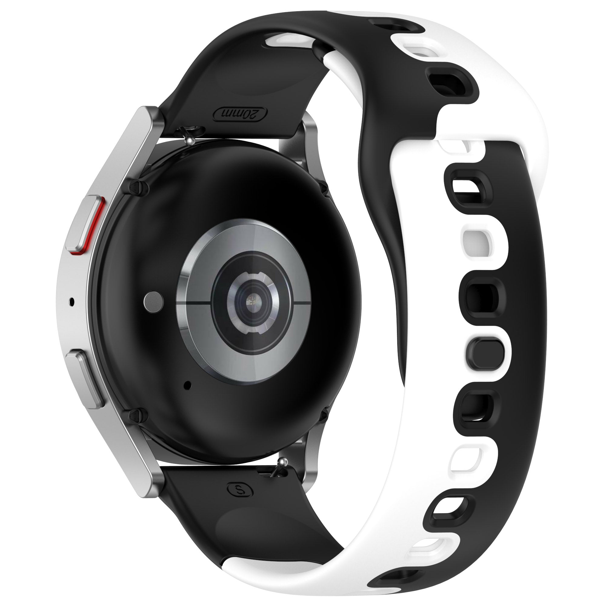 For Samsung Galaxy Watch3 45mm Gear S3 Frontier Huawei Watch GT 2e Honor Magic Watch 2 Silicone Watch Strap 22mm Dual Color Watchband