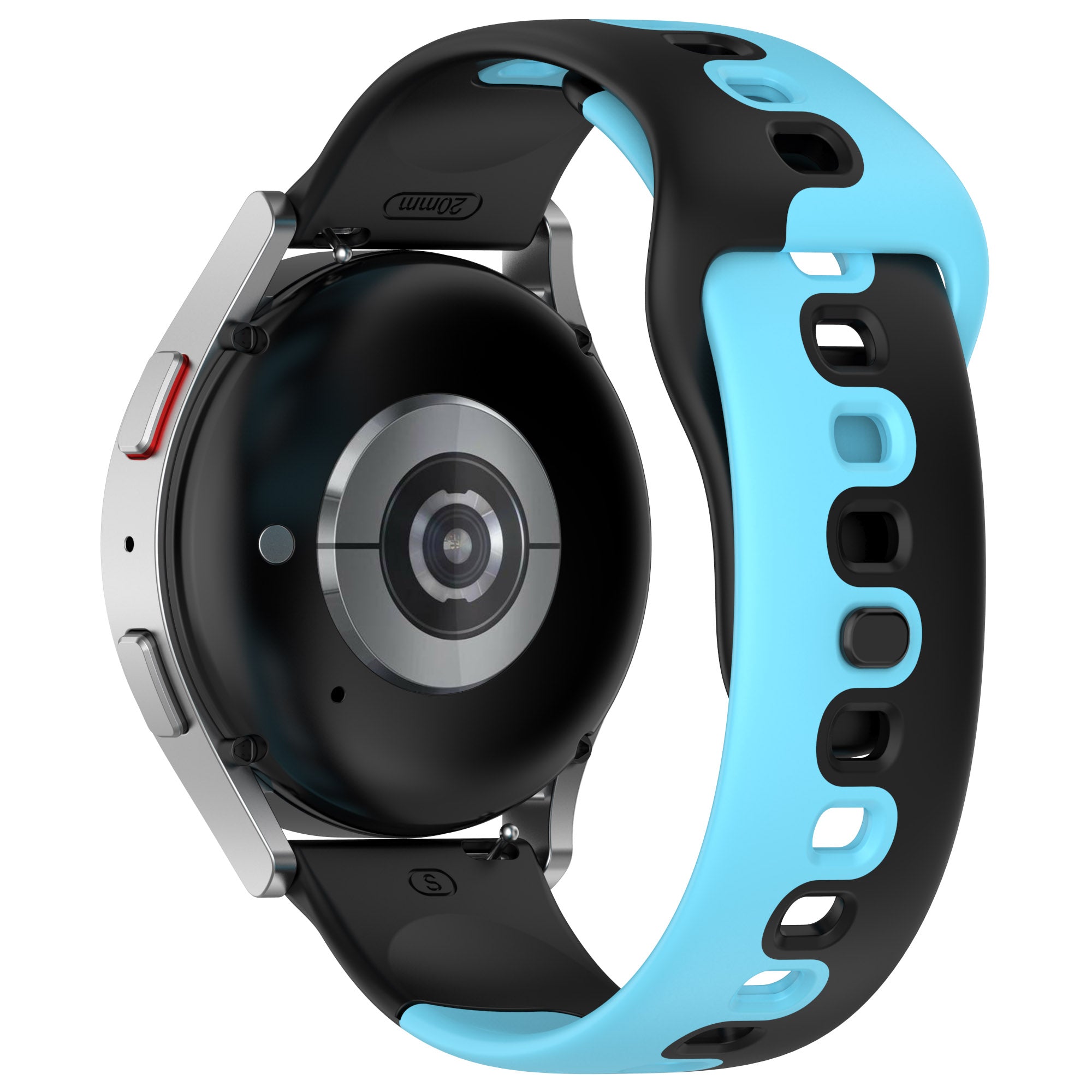 For Samsung Galaxy Watch3 45mm Gear S3 Frontier Huawei Watch GT 2e Honor Magic Watch 2 Silicone Watch Strap 22mm Dual Color Watchband