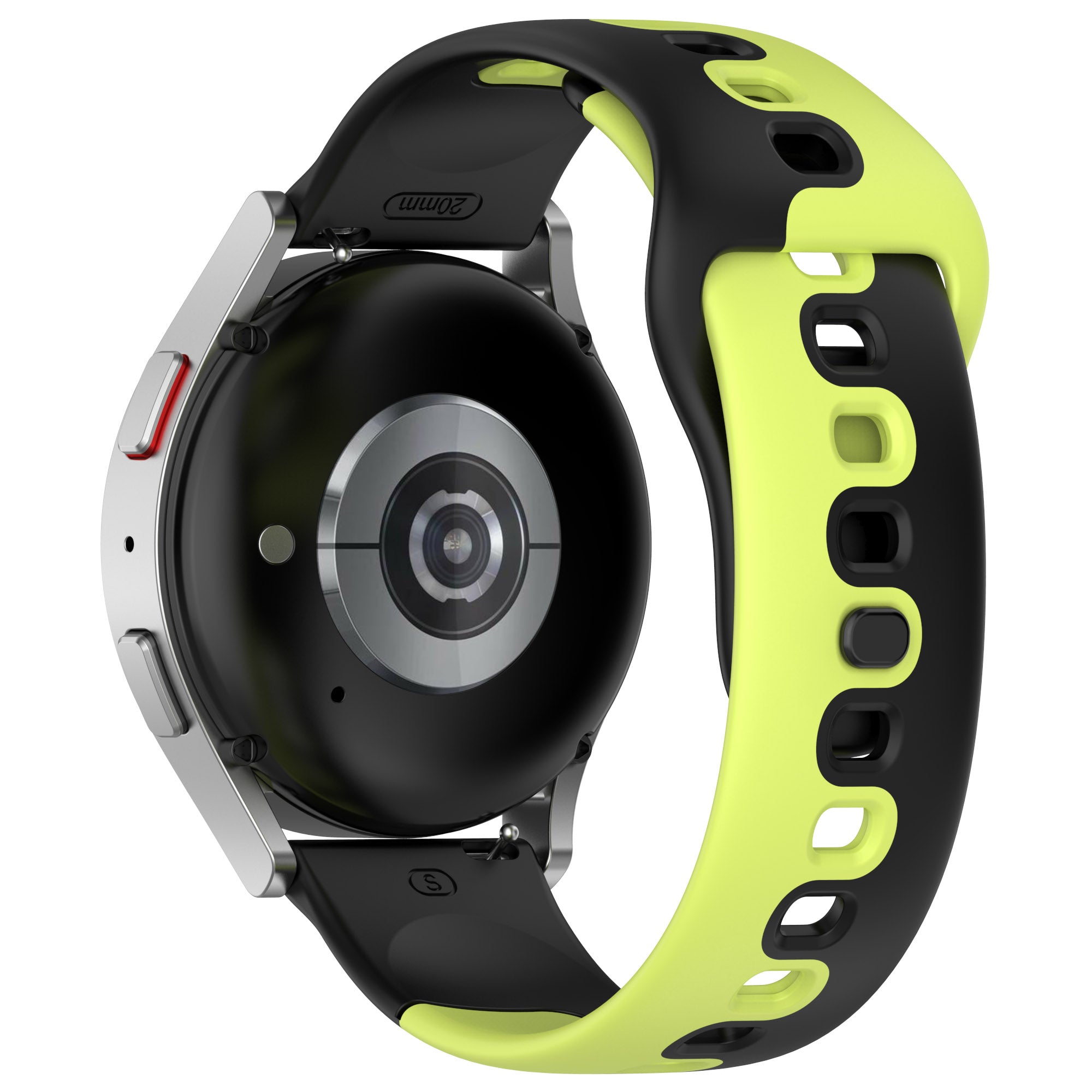 For Samsung Galaxy Watch3 45mm Gear S3 Frontier Huawei Watch GT 2e Honor Magic Watch 2 Silicone Watch Strap 22mm Dual Color Watchband