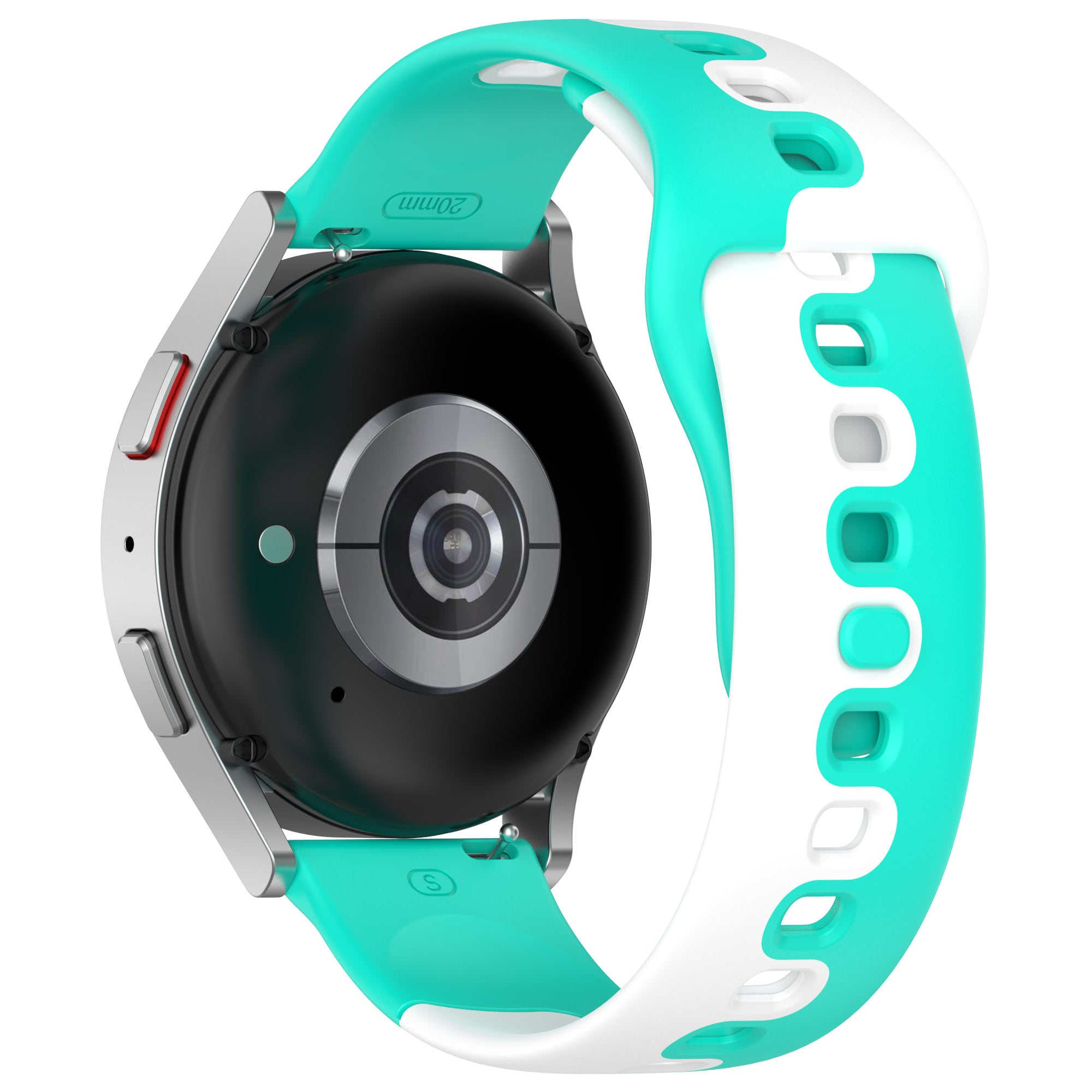 For Samsung Galaxy Watch3 45mm Gear S3 Frontier Huawei Watch GT 2e Honor Magic Watch 2 Silicone Watch Strap 22mm Dual Color Watchband