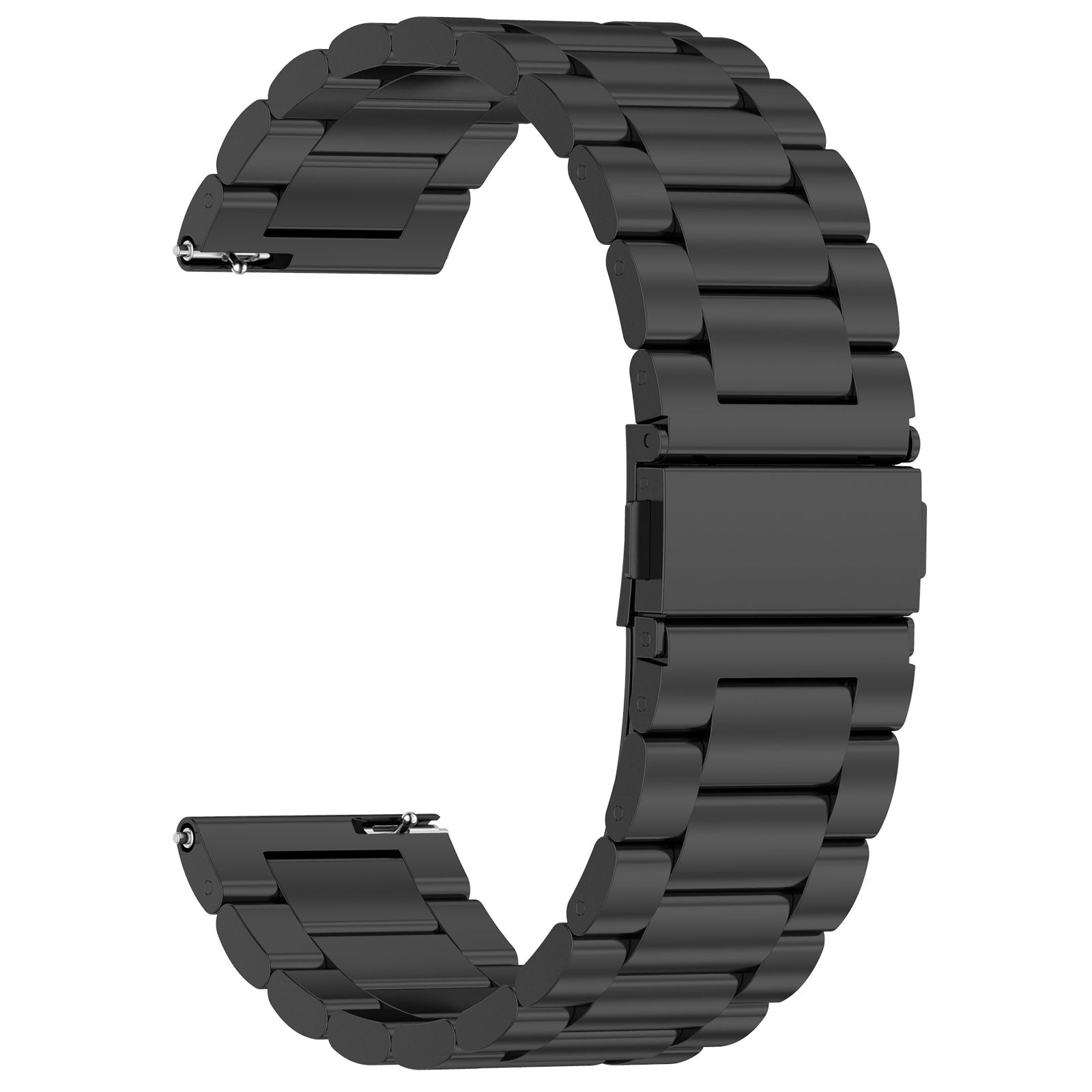 For Huami Amazfit Bip 5 GTR 4 GTR 3 GTR 2 Stainless Steel Watch Strap Replacement 22mm Watch Band with Classic Buckle