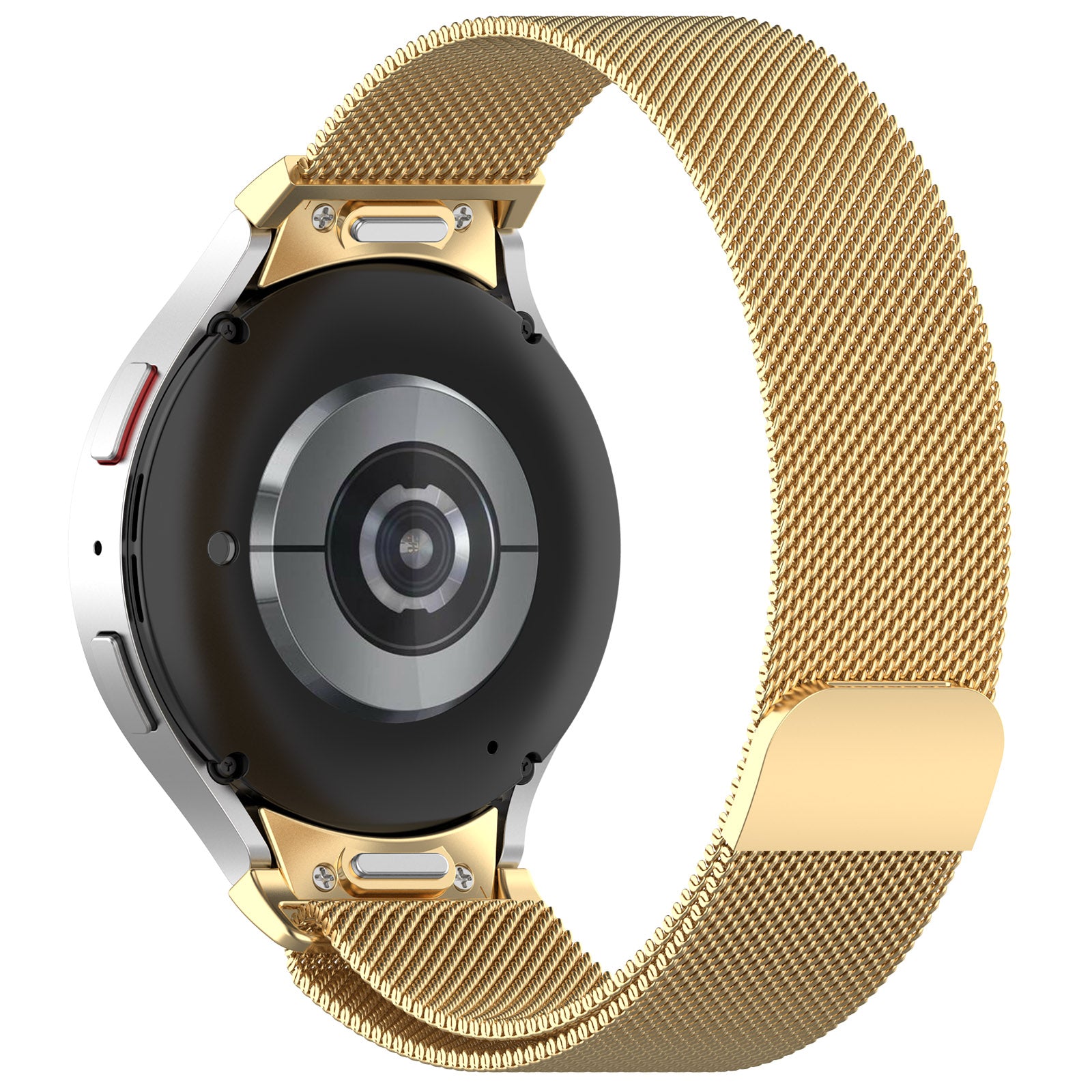 Metal Replacement Strap for Samsung Galaxy Watch6 Watch6 Classic Watch 5 Watch 5 Pro Watch 5 Active Watch4 Watch4 Classic Watch4 Active Magnetic Milanese Mesh Watch Band