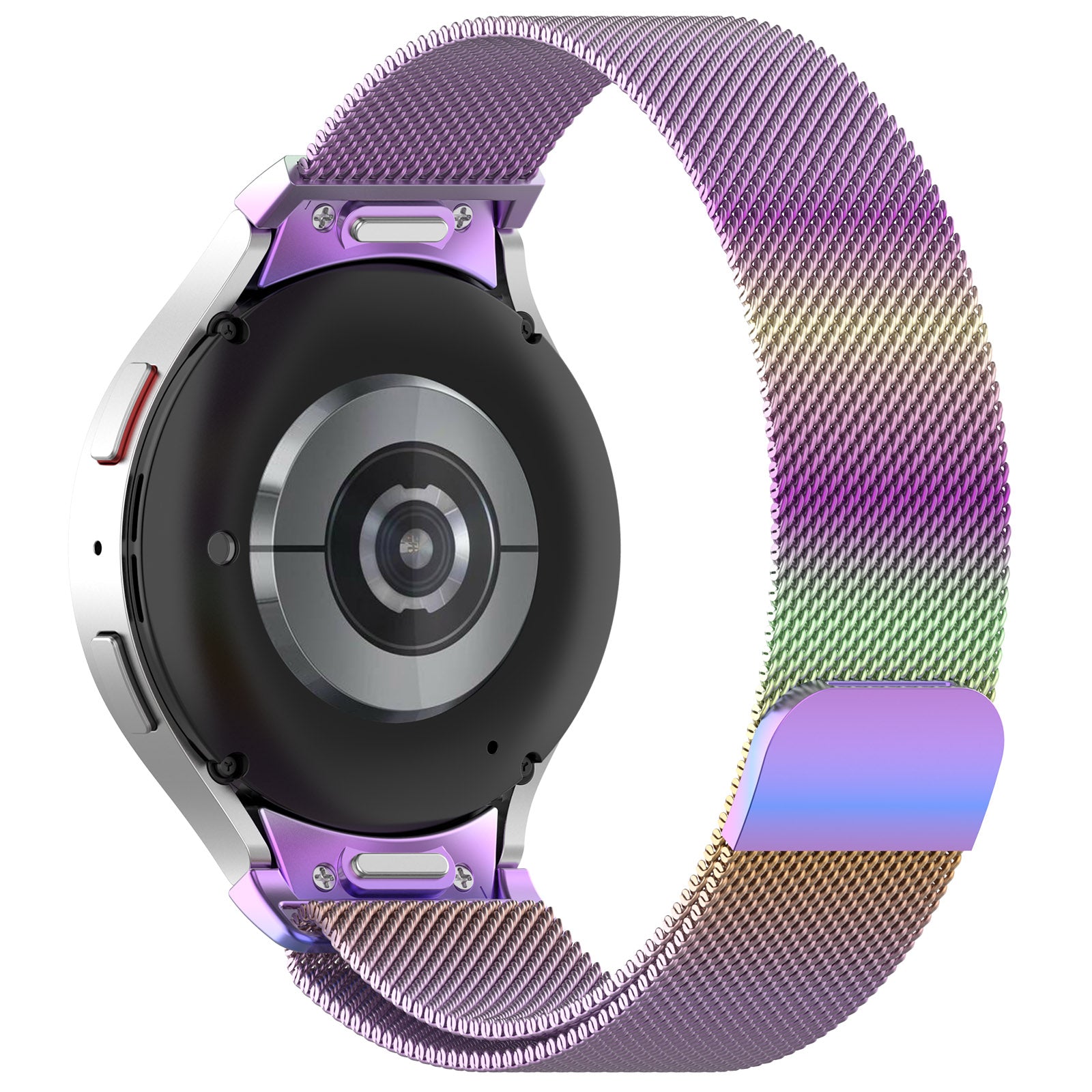 Metal Replacement Strap for Samsung Galaxy Watch6 Watch6 Classic Watch 5 Watch 5 Pro Watch 5 Active Watch4 Watch4 Classic Watch4 Active Magnetic Milanese Mesh Watch Band