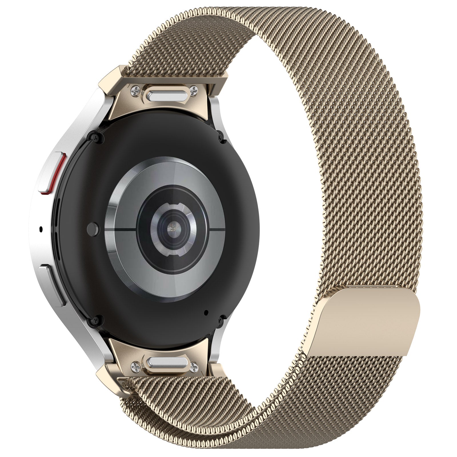 Metal Replacement Strap for Samsung Galaxy Watch6 Watch6 Classic Watch 5 Watch 5 Pro Watch 5 Active Watch4 Watch4 Classic Watch4 Active Magnetic Milanese Mesh Watch Band
