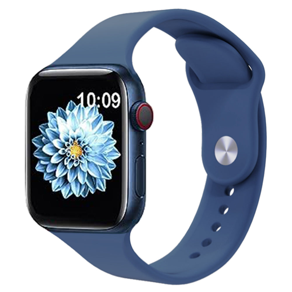 2pcs For Apple Watch Ultra 2 49mm Series 9 45mm SE (2023) 44mm Ultra 49mm 8 7 45mm 6 5 4 SE (2022) SE 44mm 3 2 1 42mm AW Adjustable Silicone Watch Bands Replacement Size M L