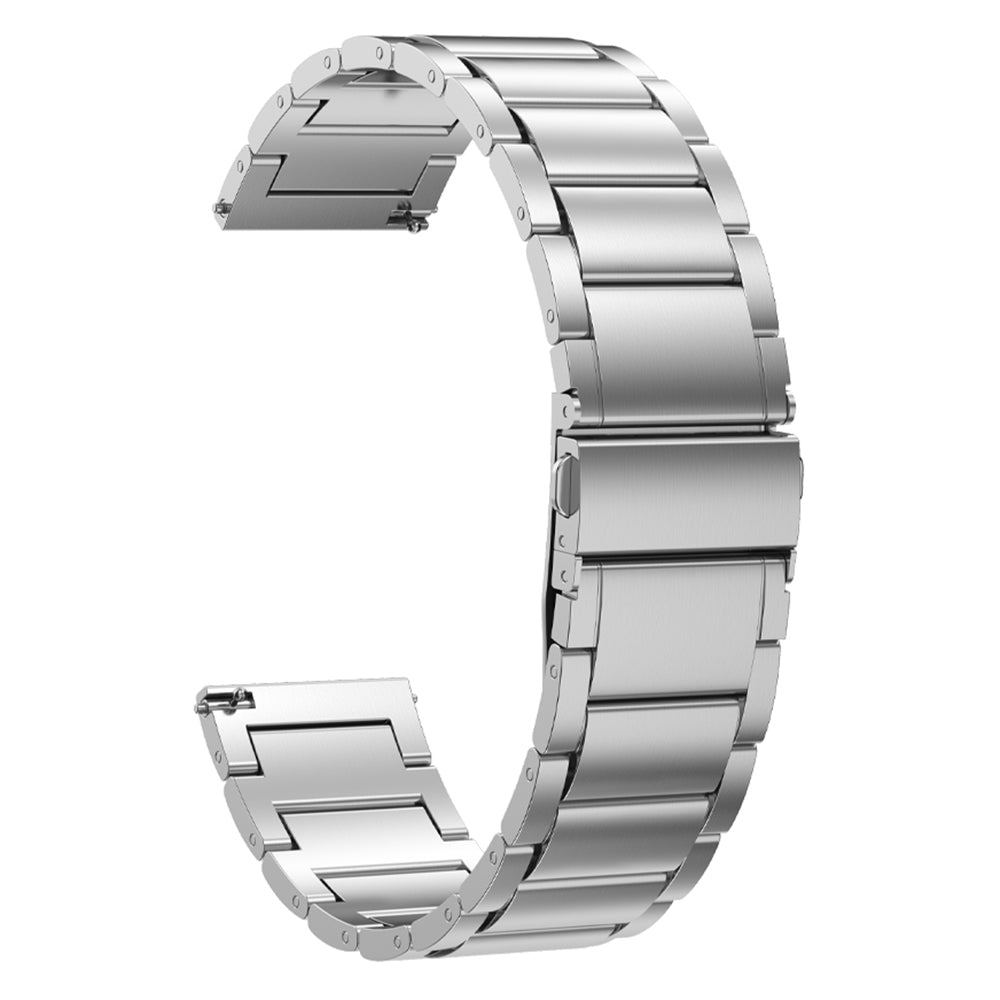 For Huawei Watch 4 Watch 4 Pro Samsung Galaxy Watch3 45mm Gear S3 Frontier Flat Buckle Watch Strap 22mm Titanium Alloy Watchband