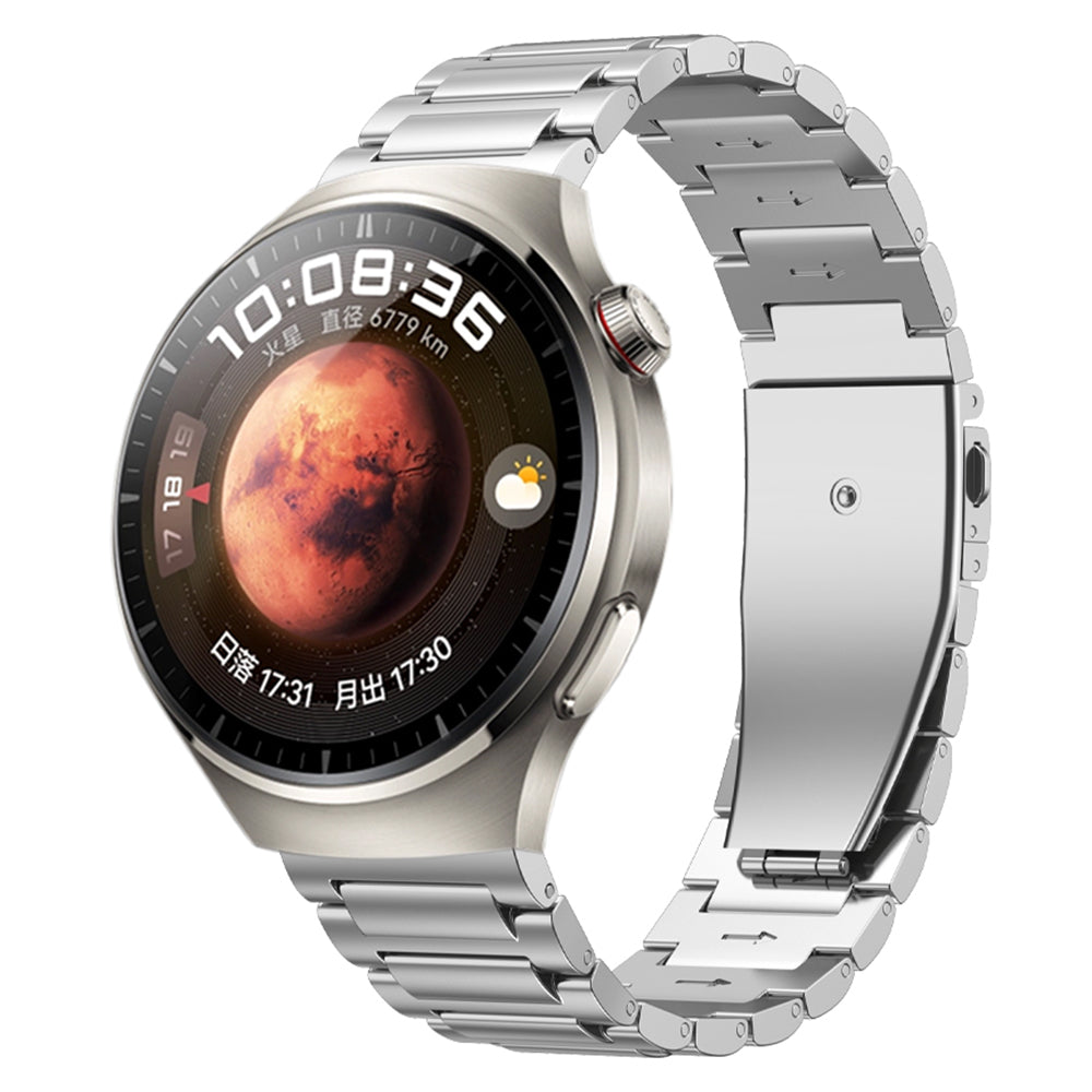 For Huawei Watch 4 Watch 4 Pro Samsung Galaxy Watch3 45mm Gear S3 Frontier Flat Buckle Watch Strap 22mm Titanium Alloy Watchband