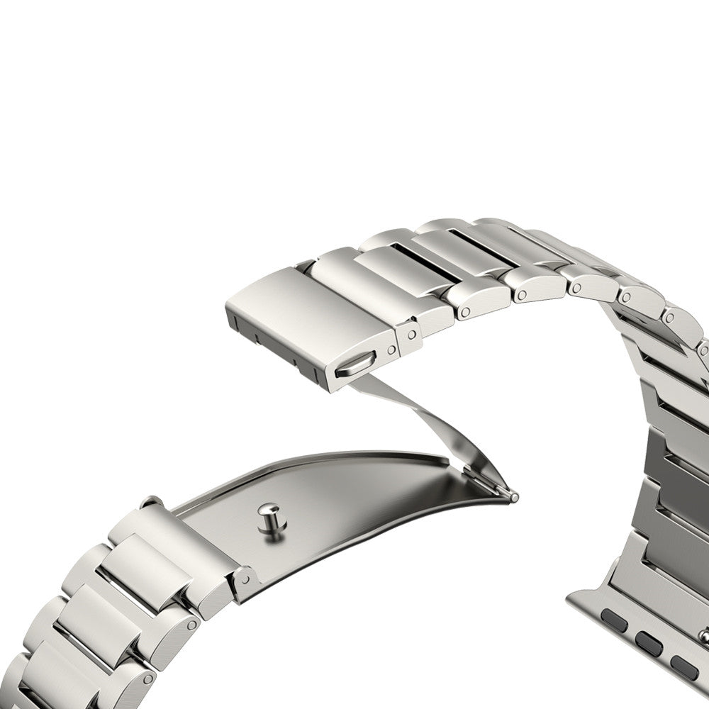 For Apple Watch Ultra 2 49mm Series 9 45mm SE (2023) 44mm Ultra 49mm 8 7 45mm 6 5 4 SE (2022) SE 44mm 3 2 1 42mm Hard Titanium Alloy Watch Strap