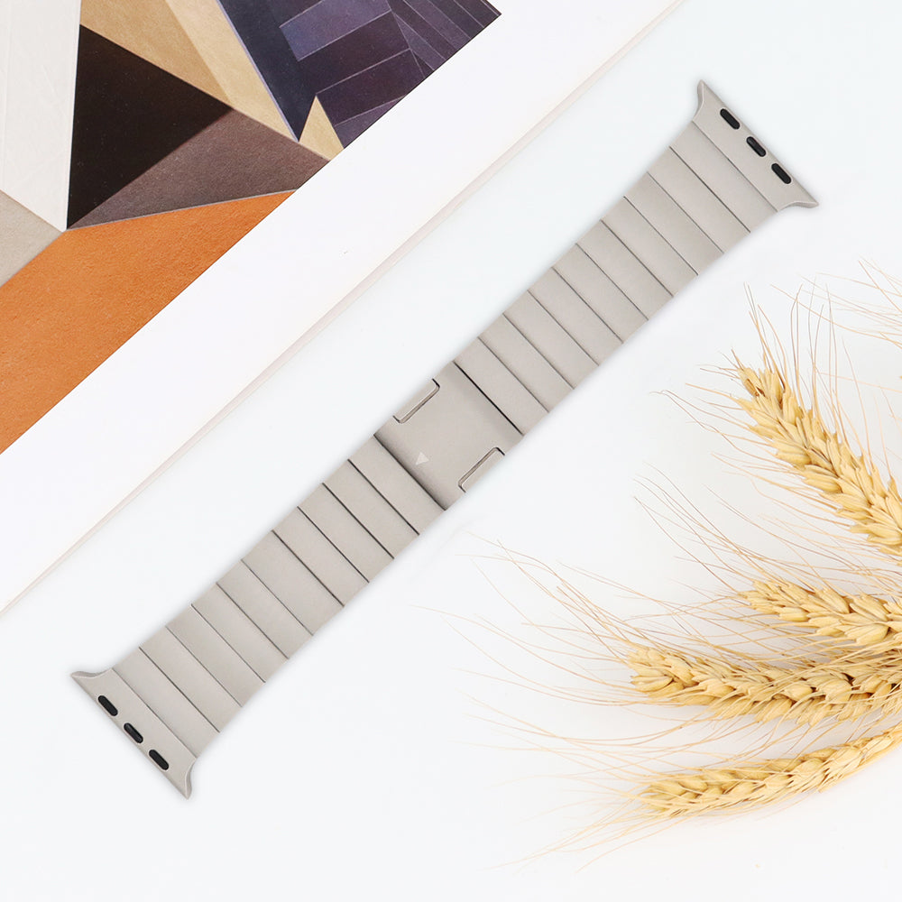 For Apple Watch Series 9 8 7 41mm Series 6 5 4 SE SE (2022) SE (2023) 40mm Series 3 2 1 38mm Stainless Steel Magnetic Smart Watch Strap