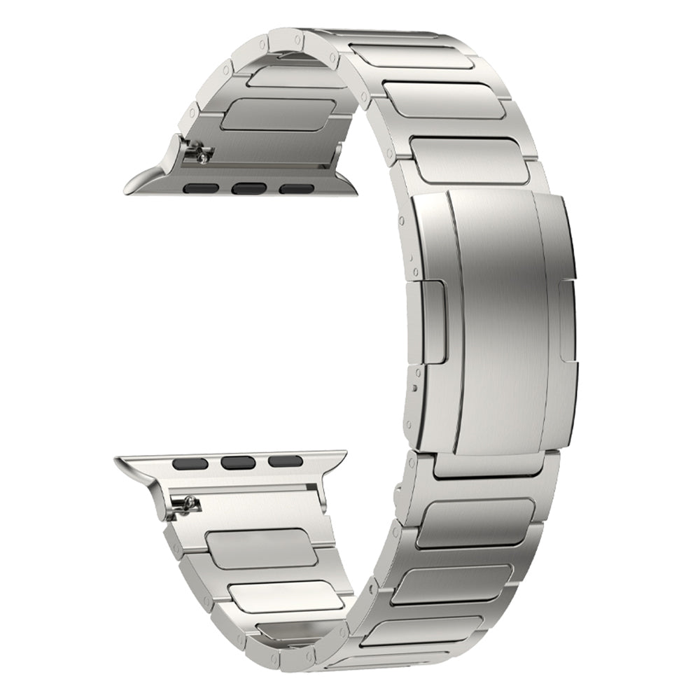 For Apple Watch Series 9 8 7 41mm Series 6 5 4 SE SE (2022) SE (2023) 40mm Series 3 2 1 38mm Titanium Alloy Smart Watch Strap