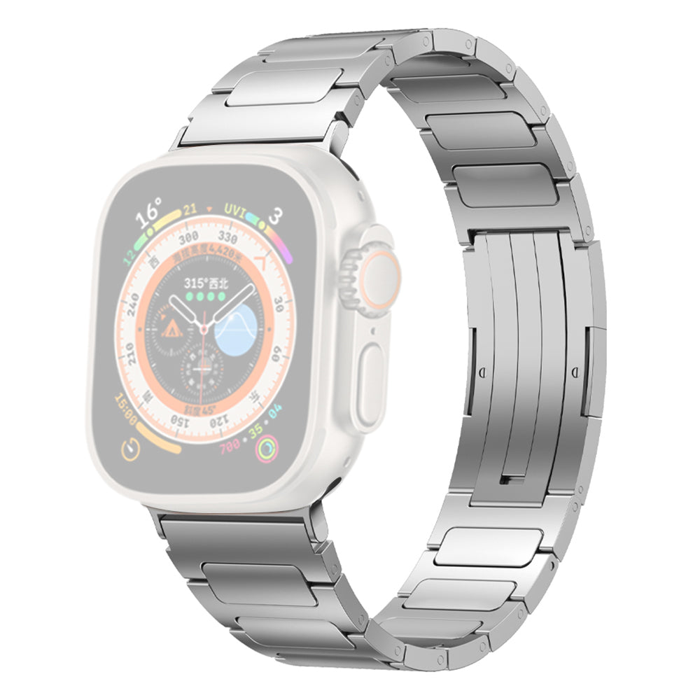 For Apple Watch Ultra 2 49mm Series 9 45mm SE (2023) 44mm Ultra 49mm 8 7 45mm 6 5 4 SE (2022) SE 44mm 3 2 1 42mm Titanium Alloy Watch Strap