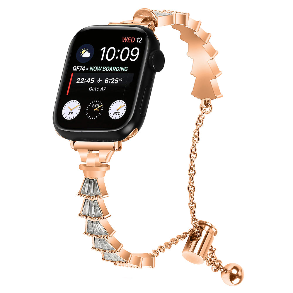 For Apple Watch Ultra Ultra 2 49mm 7 8 9 45mm 6 5 4 SE SE (2022) SE (2023) 44mm 3 2 1 42mm Metal Band Watch Strap