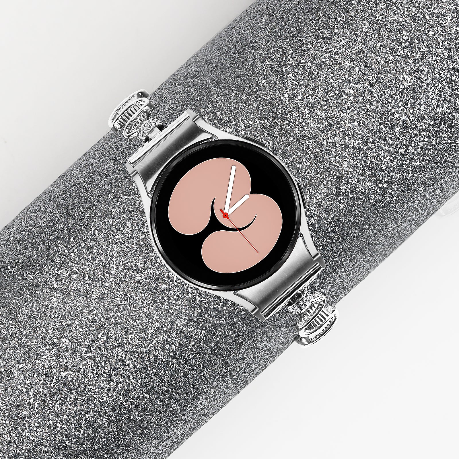 For Samsung Galaxy Watch6 40mm 44mm Watch6 Classic 43mm Watch Band with Connector Alloy Bracelet Strap