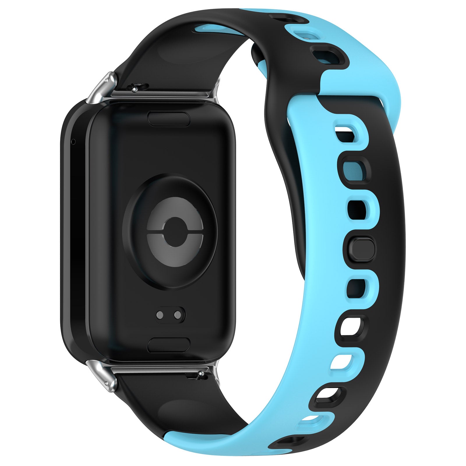 For Xiaomi Smart Band 8 Pro Silicone Watch Strap Double Color Replacement Watch Band