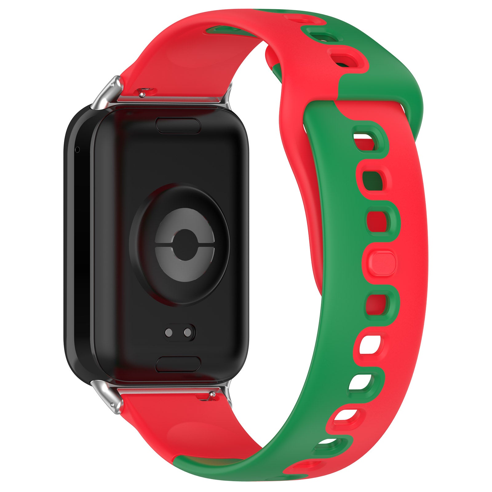 For Xiaomi Smart Band 8 Pro Silicone Watch Strap Double Color Replacement Watch Band