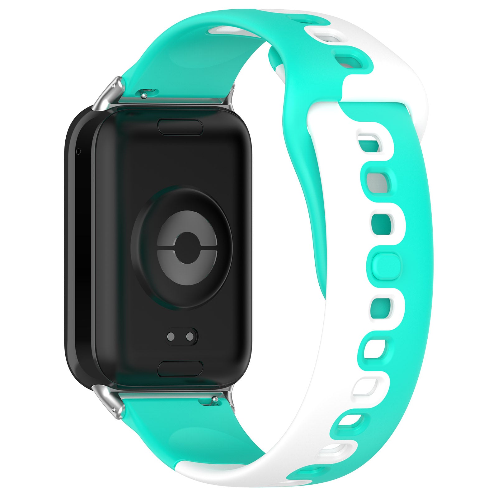 For Xiaomi Smart Band 8 Pro Silicone Watch Strap Double Color Replacement Watch Band