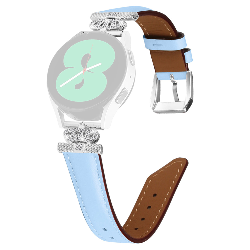Crown Connector Watch Band for Huami Amazfit Cheetah Pro 20mm Replacement Strap with Silver Buckle