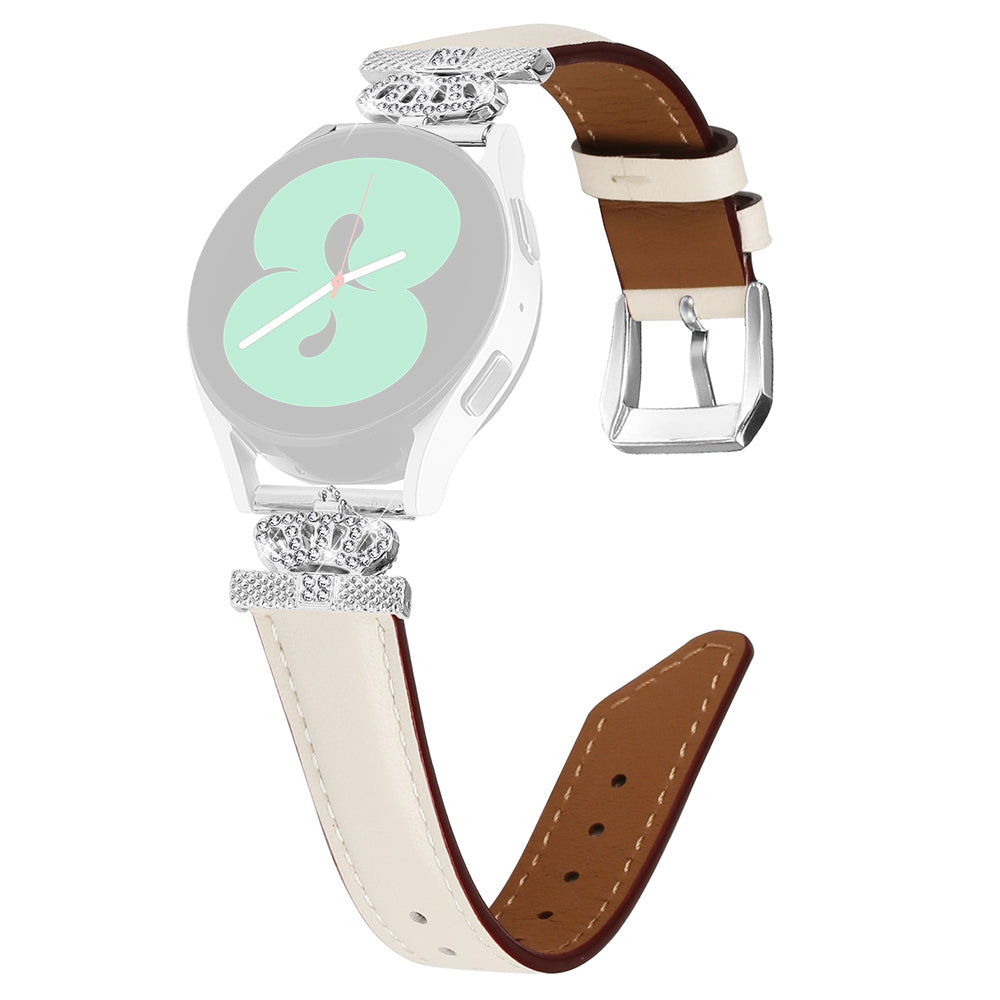 Crown Connector Watch Band for Huami Amazfit Cheetah Pro 20mm Replacement Strap with Silver Buckle