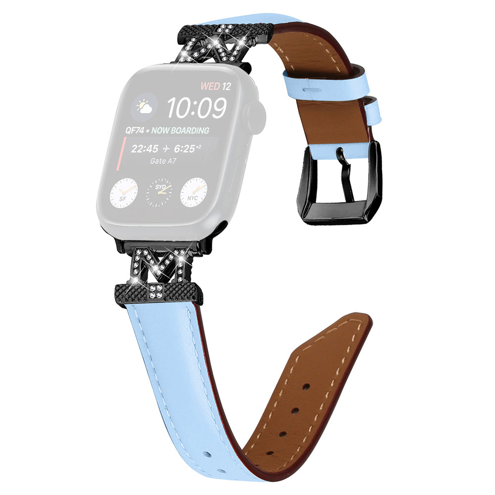 For Apple Watch Ultra Ultra 2 49mm 9 8 7 45mm SE SE (2023) SE (2022) 6 5 4 44mm 3 2 1 42mm Strap Watch Band with Black Buckle