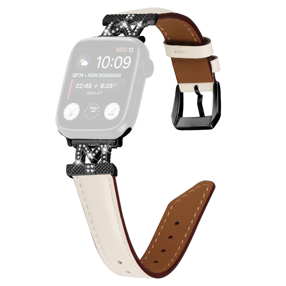 For Apple Watch Ultra Ultra 2 49mm 9 8 7 45mm SE SE (2023) SE (2022) 6 5 4 44mm 3 2 1 42mm Strap Watch Band with Black Buckle