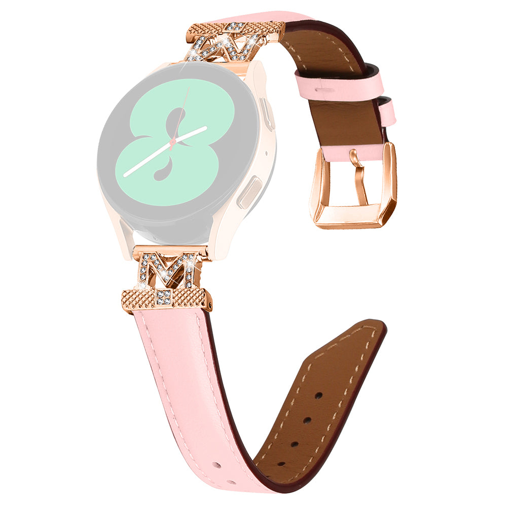 For Huami Amazfit Cheetah Pro Replacement Strap with Rose Gold Buckle 20mm M-Shape Connector Watch Band