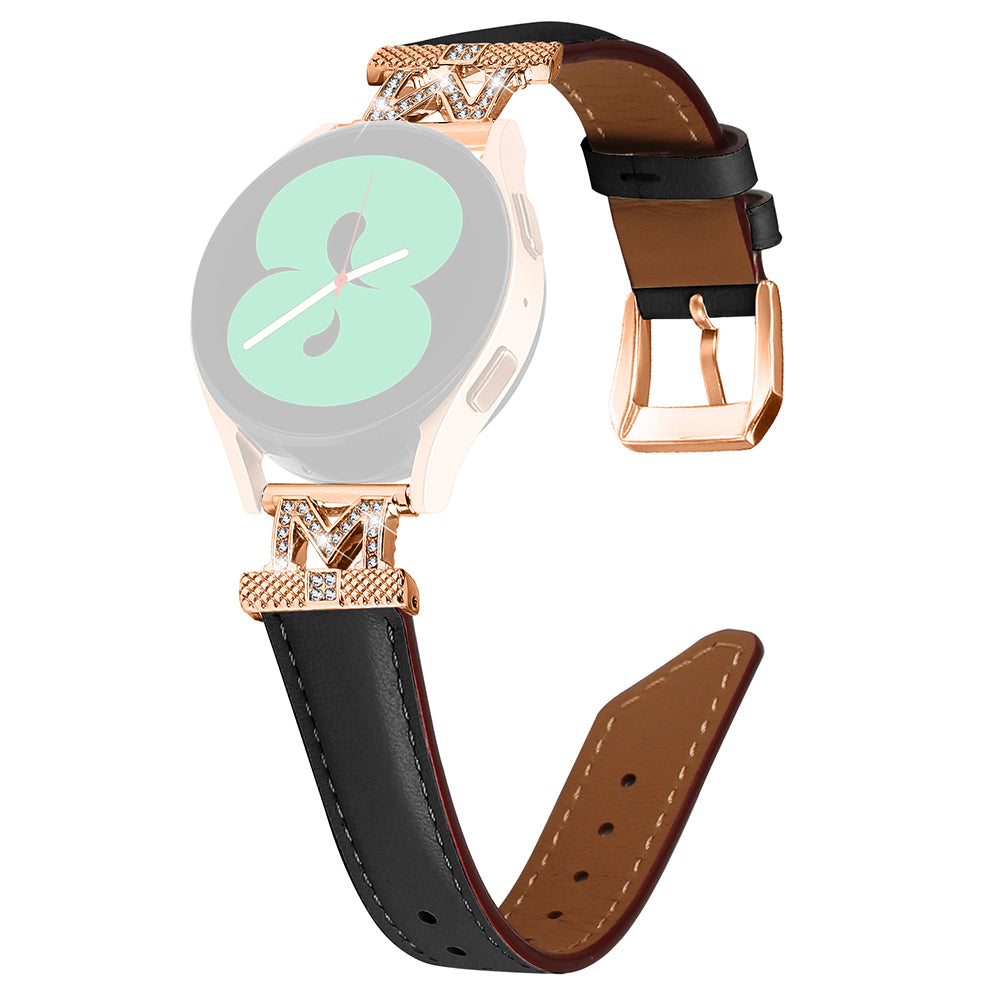 For Huami Amazfit Cheetah Pro Replacement Strap with Rose Gold Buckle 20mm M-Shape Connector Watch Band