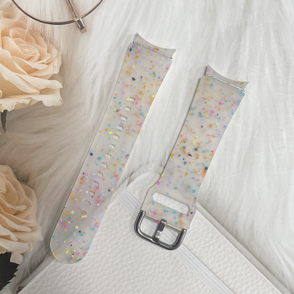 For Samsung Galaxy Watch6 Watch6 Classic Band Soft Silicone Pattern Wristbands