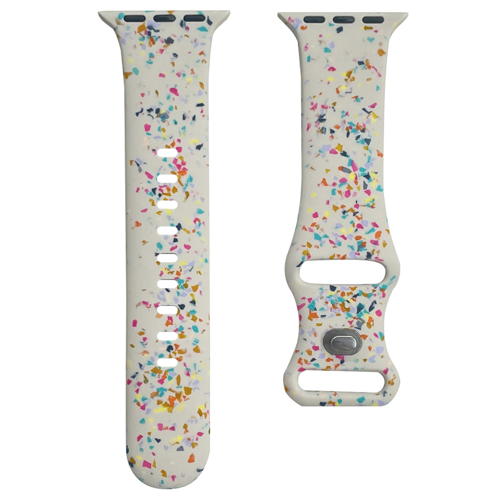 Pattern Band for Apple Watch Ultra Ultra 2 49mm Series 9 8 7 45mm SE (2023) SE (2022) 6 5 4 SE 44mm 3 2 1 42mm Silicone Watch Strap