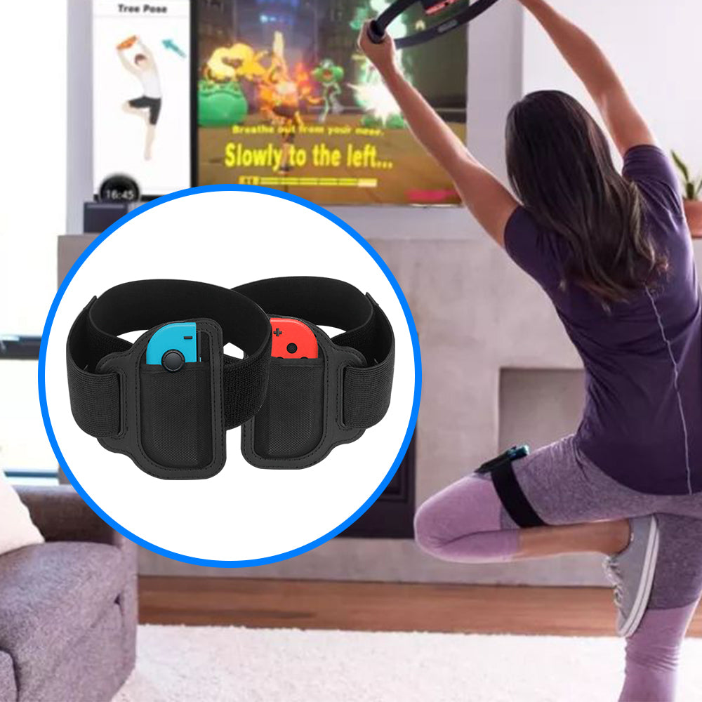 JYS JYS-NS215 10-v-1 Motion Control Gripy Držák Golfové hole Rukojeť Taneční pásek Rukojeť Pásek na nohu Tenisová raketa Herní příslušenství Sada pro Nintendo Switch