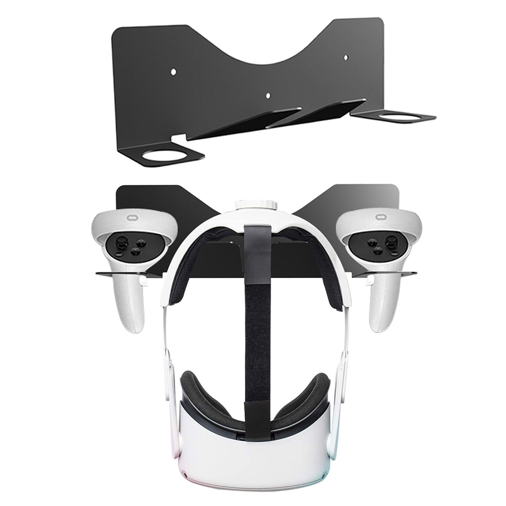 JYS JYS-OC001 Wall Mounted Hook Stand VR Headset Controller Holder Storage Rack for Oculus Quest 2/PS VR