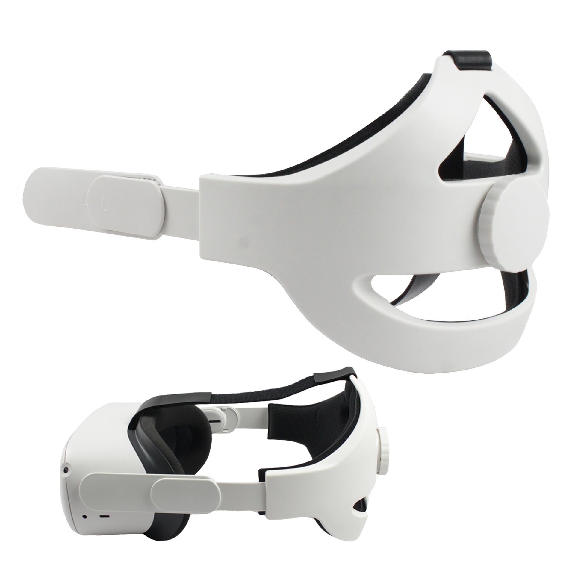 Ergonomic Headband with Removable Cushion Head Strap for Oculus Quest 2 VR Helmet