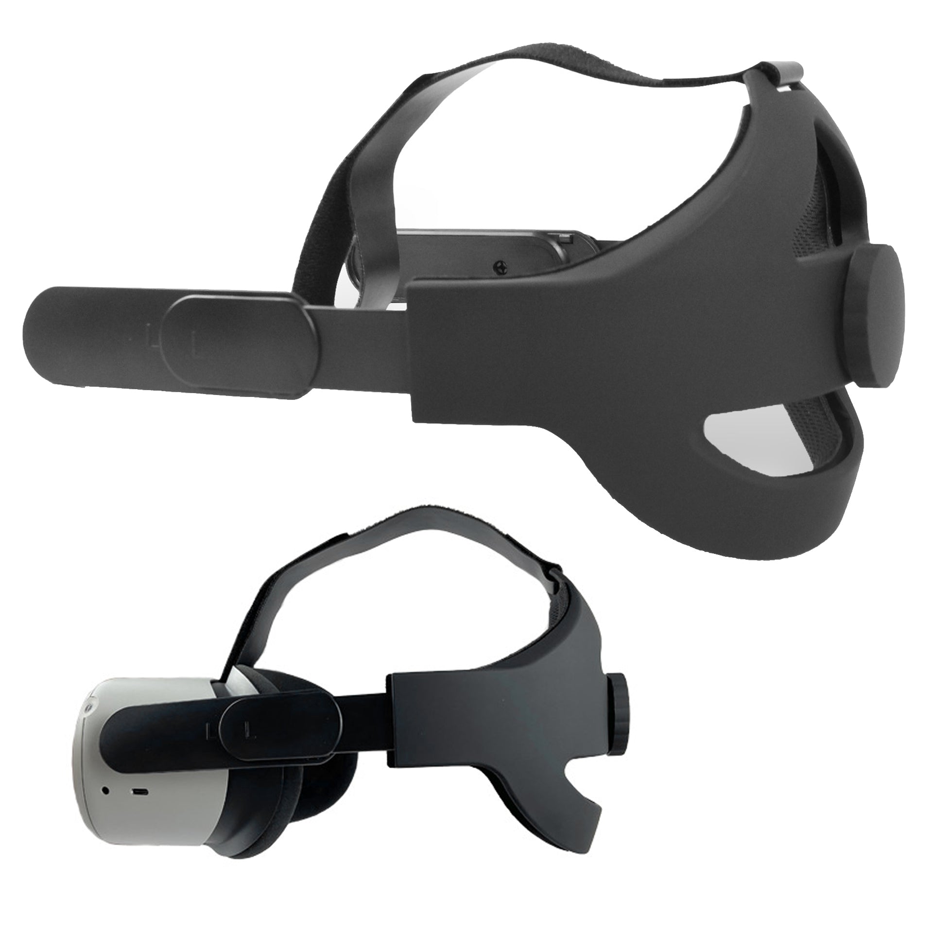 Ergonomic Headband with Removable Cushion Head Strap for Oculus Quest 2 VR Helmet