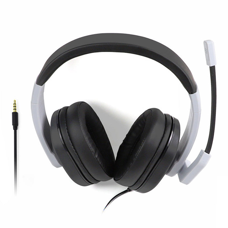 DOBE TY-1802 3.5mm Gaming Headset Wired Stereo Headphones Noise-canceling Earphone with Mic Soft Earmuffs for PS5 PS4 Xbox One 360 Switch PC