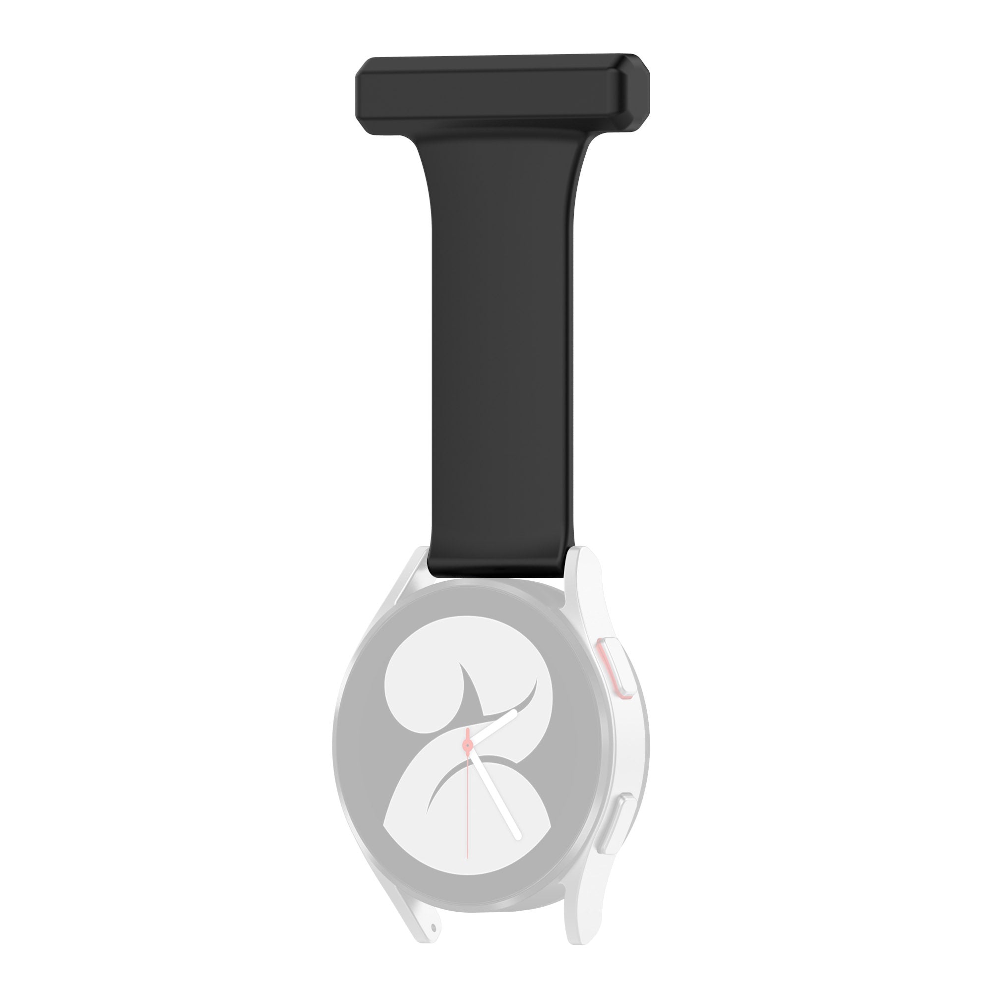 For Samsung Galaxy Watch4 40mm 44mm Watch4 Classic 42mm 46mm Pin Style 20mm Doctor Nurse Watch Silicone Strap Hanging Buckle