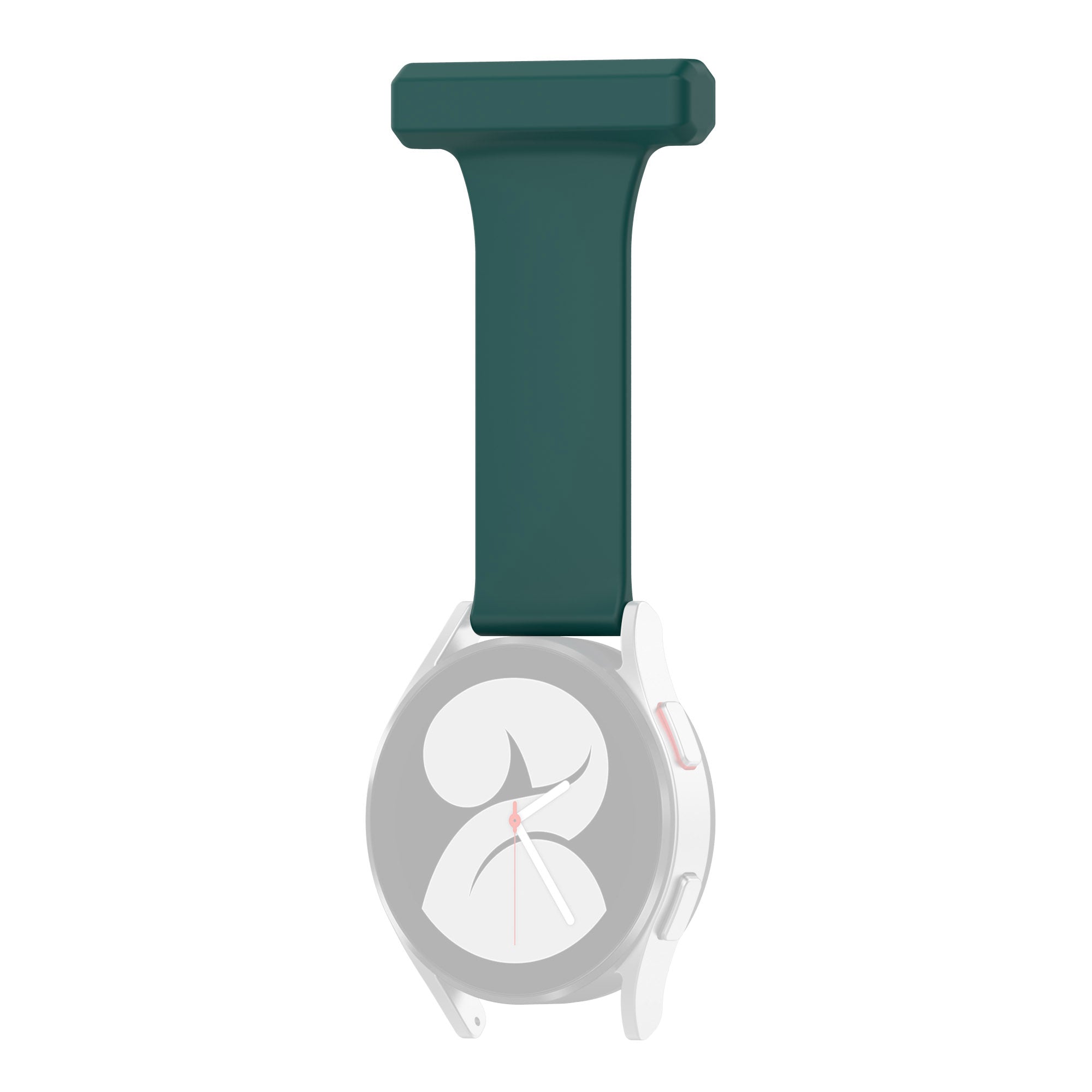 For Samsung Galaxy Watch4 40mm 44mm Watch4 Classic 42mm 46mm Pin Style 20mm Doctor Nurse Watch Silicone Strap Hanging Buckle