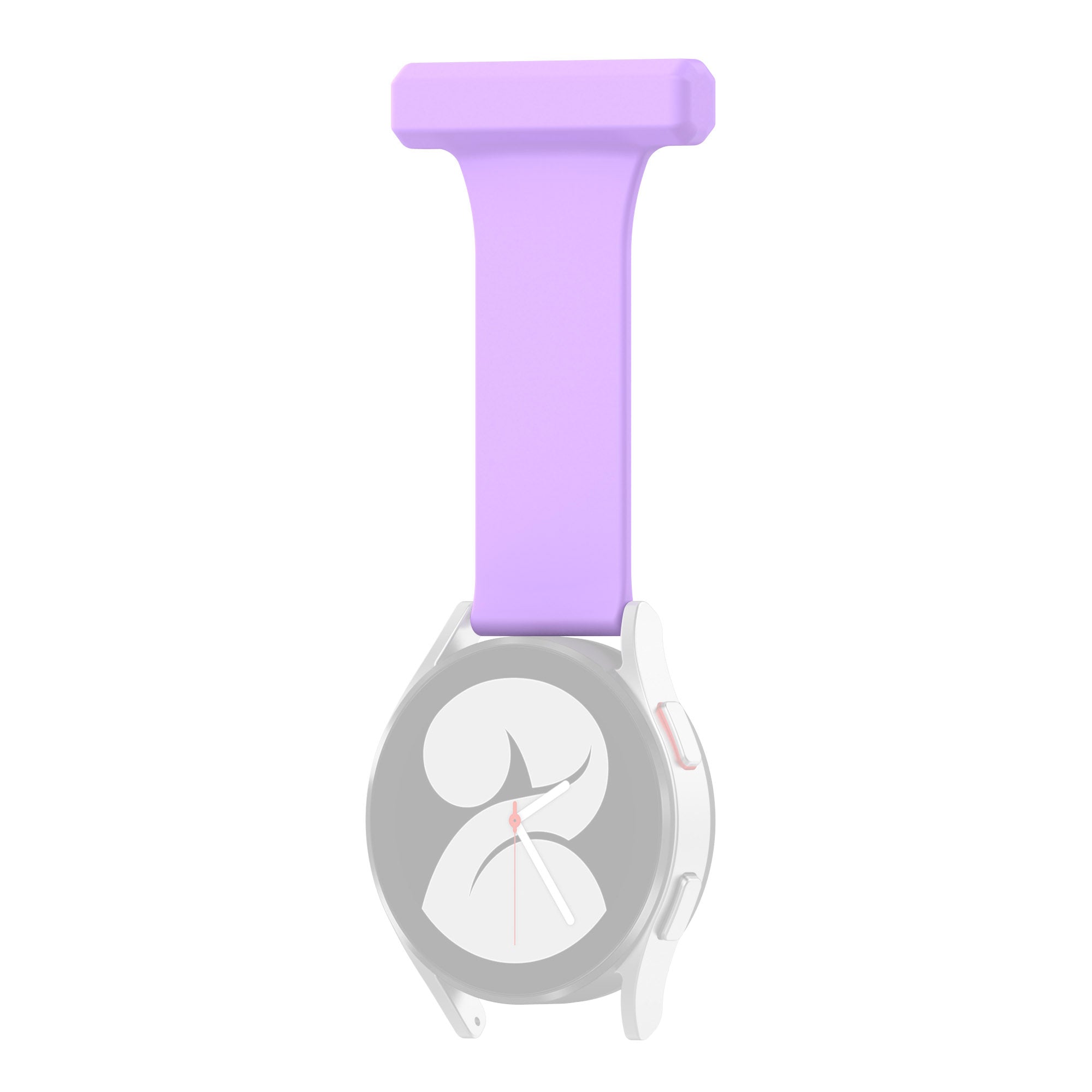 For Samsung Galaxy Watch4 40mm 44mm Watch4 Classic 42mm 46mm Pin Style 20mm Doctor Nurse Watch Silicone Strap Hanging Buckle